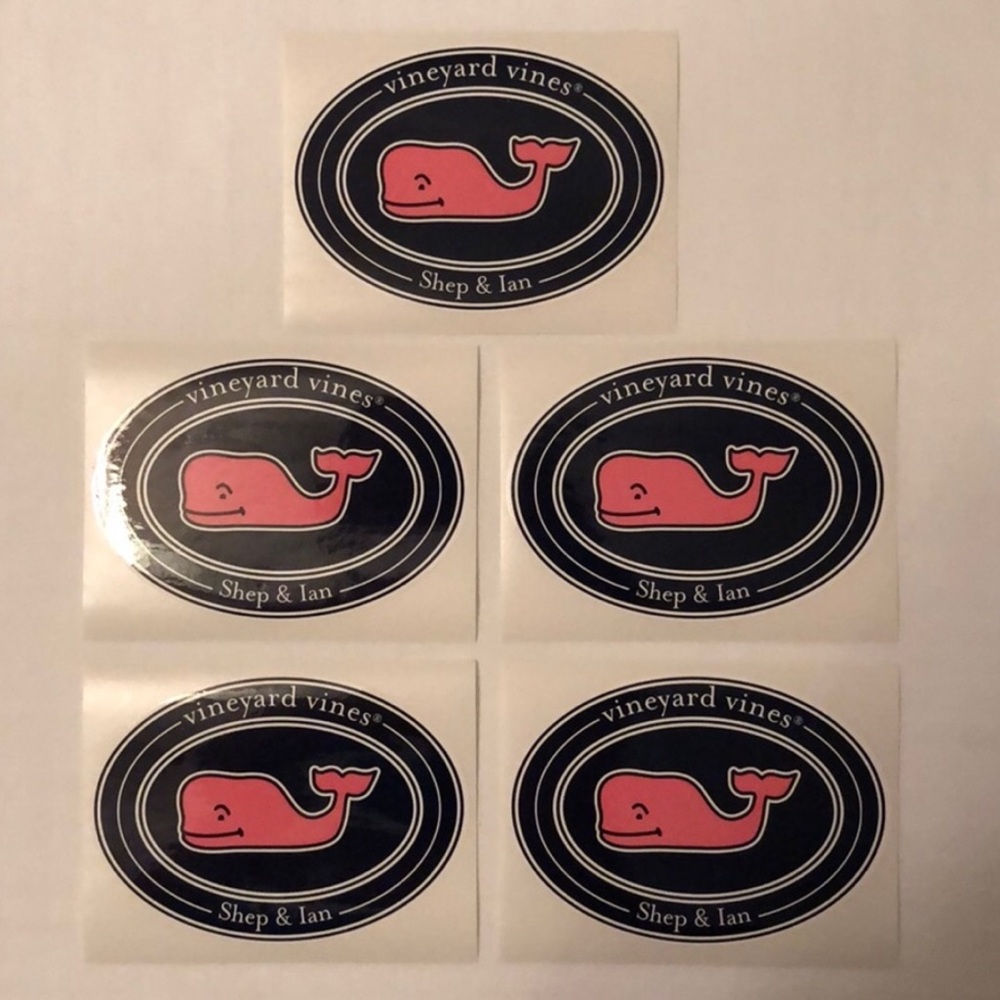 5P Limited Edition Preppy Vineyard Vines Stickers